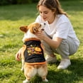 thumbnail image 5 of Dog Cat Halloween Pumpkin Print Vest, Funny Cosplay Tank Top, Soft Breathable Pet Apparel for Fall Holiday Party, Perfect for All Breeds Red XL, 5 of 5