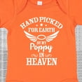 thumbnail image 4 of Inktastic Handpicked for Earth by My Poppy in Heaven with Angel Wings` Boys or Girls Baby Bodysuit, 4 of 5