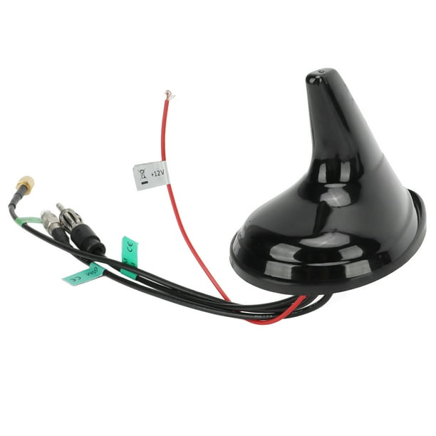 Antena de Aleta de Tiburón ANGGREK 4 En 1 ABS Goma DC12V Para Coches Camiones Barcos Otros Vehículos