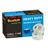 Scotch Heavy Duty Packaging Tape, Clear, 1.88"x 54.6 yd, 18 Rolls