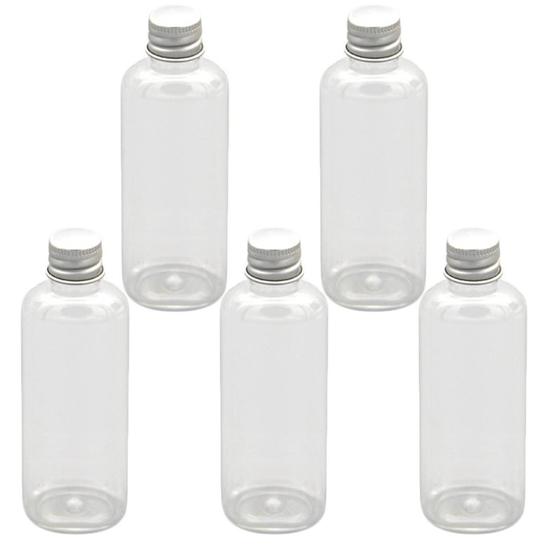 Glass Sealable Bottles 100ml Empty Pet Plastic Bottle White