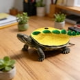 thumbnail image 2 of Shadoumai Knitted Turtle Sweater for Pet Tortoise Cute Warm Shell for Small Turtle for Christmas Halloween Party Photo (L-Yellow), 2 of 5