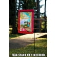 thumbnail image 4 of Toland Home Garden Red and Green Sentimental Raccoon Outdoor Garden Flag 18" x 12.5", 4 of 5