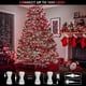 thumbnail image 3 of Guirnalda de luces navideñas JMEXSUSS 200 LED, 20 m, rojo y blanco, 3 of 6