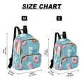 thumbnail image 3 of Coffee Cups Donuts Travel Laptop Backpack Casual Daypack Lightweight Bookbag Compartment for Business, 3 of 7