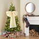 thumbnail image 1 of Christmas Decorations Snow Bow Christmas Tree Decorations Hanging Window Beauty Scene Layout, 1 of 6