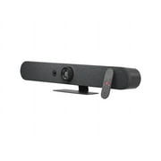 Logitech Rally Bar Mini - جهاز مؤتمرات الفيديو - معتمد من Zoom ، معتمد لفرق Microsoft - الجرافيت - متوافق مع TAA