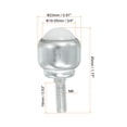 thumbnail image 2 of Roller Ball Transfer Bearing 3/4" Load 15lbs Stud Mounted Nylon Ball Rotation Caster Unit, 8 Pack, 2 of 5