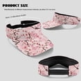 thumbnail image 7 of Aplkyhs Cherry Blossom Women's Golf Shirt and Sun Visor Hat Set Butterfly Moisture Wicking 3/4 Sleeve Golf Shirts Sports Sun Visor Hat Suitable for Tennis Enthusiasts Soft and Comfortable, 7 of 7