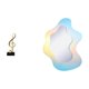 thumbnail image 1 of Escultura De Nota Musical De Resina Y Espejo Acrílico Ondulado. Centro De Mesa Decorativo Moderno Para Escritorio, Chimenea, Baño O Pared. Ideal Como Regalo De Inauguración., 1 of 8