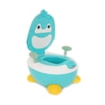 thumbnail image 1 of Baño Entrenador The Baby Shop  FG3314 con tapa y asas Azul diseño de Pingüino, 1 of 7