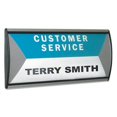 thumbnail image 2 of People Pointer Wall/door Sign, Aluminum Base, 8.75 X 4, Black/silver | Bundle of 5 Each, 2 of 4