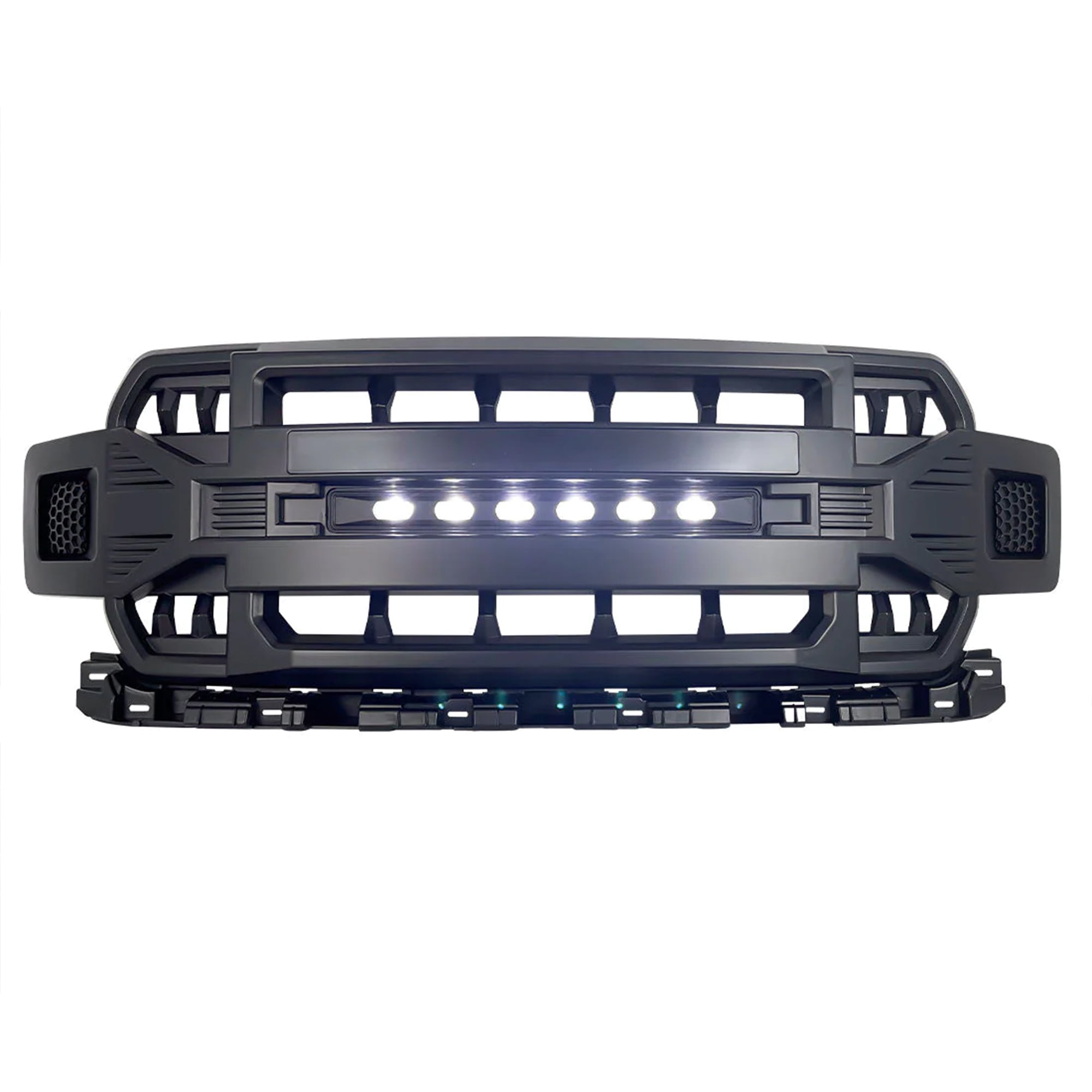 AMERICAN MODIFIED Armor Grille Compatible with 2018-2020 Ford F150, Black
