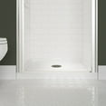 thumbnail image 5 of Craft + Main CVSW3572-CL-SV Cove 72" High X 34-1/2" Wide Hinged Frameless Shower Door -, 5 of 7