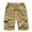 Beige, variant on Viadha Men's Summer Fashion Outdoors Casual Print Button Multi-pocket Sport Shorts Pants(Khaki,L)