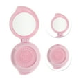 thumbnail image 3 of Unique Bargains 1 Pc Mango Shape Foldable Mirror Comb Pink ABS, 3 of 6