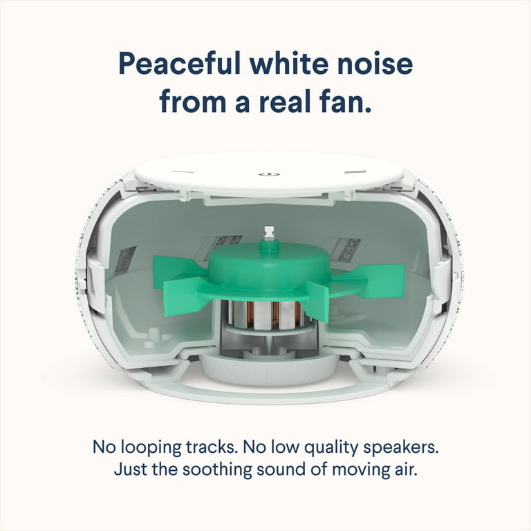 SNOOZ White Noise Sound Machine - Real Fan Inside, Control Via iOS and  Android App - Cloud