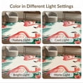 thumbnail image 7 of ODIKA 5'x7' Washable Area Rug Door Welcome Pcs Motif Plaid Border Hawaiian Frame Boho Layering for Dining Room, Under Table, Home Office, Non-Slip Chair-Friendly, 7 of 7