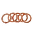 thumbnail image 1 of 2X 5x Conector de gancho a de Mosquetón Cola Mosquetón redondo para mochilas Bolsos, 1 of 8