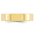 thumbnail image 3 of Auriga Fine Jewelry 14K Yellow Gold 5mm Lightweight Flat Wedding Band for Men Size 10.5, 3 of 6