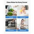 thumbnail image 6 of VEVOR Whole House Water Filter System, 3-Stage | Sediment, GAC, CTO | 4.5" x 20" Home Water Purifier Filter Reduce Chlorine, Chemicals, VOCs, Bad Taste, Odor, Rust, 6 of 9