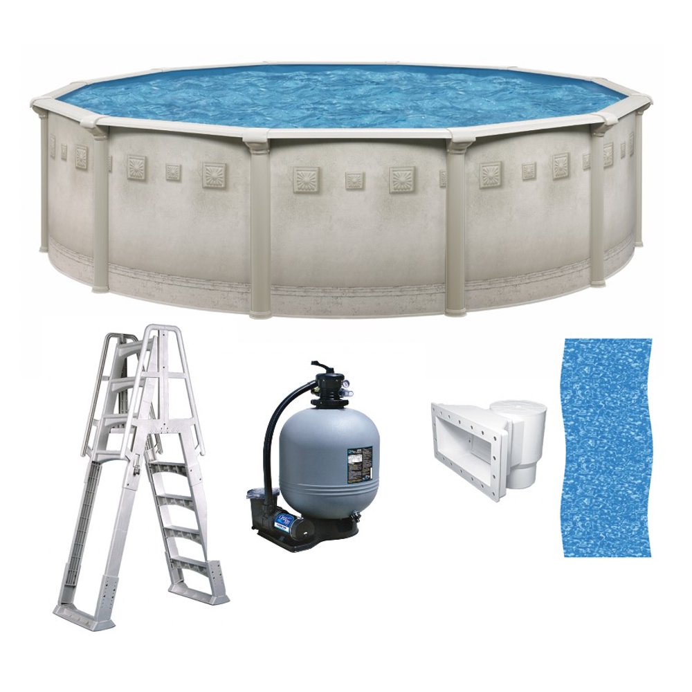 gallons of water in a 24 x 52 pool