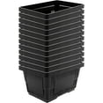 thumbnail image 6 of 21L Shopping Basket Black Basket With Plastic Handles For Supermarket shop Black Plastic Shopping Basket Convenient Sundries Laundry Basket 12 Pack Shopping Basket, 6 of 6
