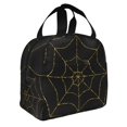 thumbnail image 2 of Balery Golden Spider Web Bolsa de Almuerzo Aislada – Caja de Almuerzo con Papel de Aluminio Grueso, Mantiene la Comida Fresca por 4 Horas, 2 of 8