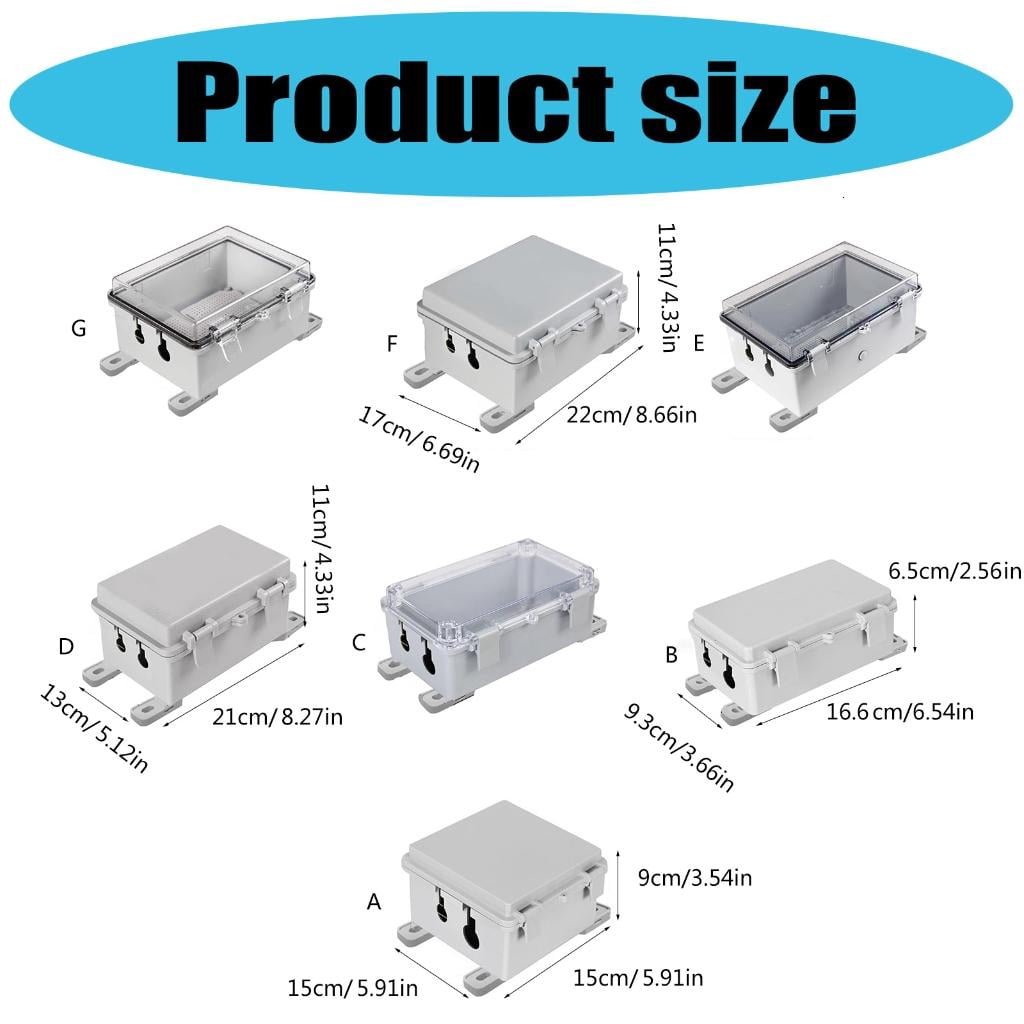 Lockable Cable Sealing Box Electrical Enclosure Outdoor Electrical Connection Box for Systems
