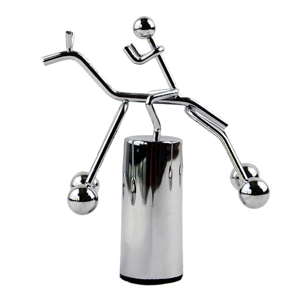 Home Desk Decoration Tumbler Dynamic Balancing Metal Man Figures Model Toys 6T 