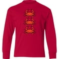 thumbnail image 3 of Inktastic Crab Lover Long Sleeve Youth T-Shirt, 3 of 5