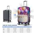 thumbnail image 4 of Hirioo Colorful Balloon Cake Celebration for Elasticity Suitcase Cover (No luggage Included) Durable Luggage Protector Fits 18-32 Inch Luggage-Medium, 4 of 7