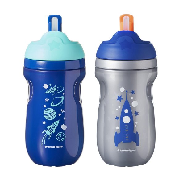 Tommee Tippee Gobelet Isotherme à Paille pour Tout-Petit (les Motifs Peuvent Varier)