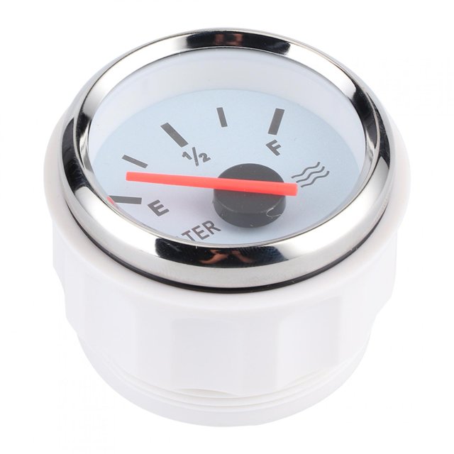 2in Water Gauge High Accuracy Universal Marine Boat Truck RV Water Indicator