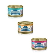 Blue Buffalo Wilderness Grain-Free Wild Delights Variety Pack Cat Food - 3 Flavors (Chicken & Trout, Chicken & Salmon, and Chicken & Turkey) - 12 (3 Ounce) Cans - 4 of Each Flavor