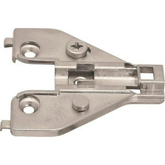 Mounting Plate, Face Frame, for Clip-On Hinges Height: 0, mounting: 5/8" Overlay