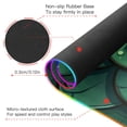 thumbnail image 4 of Lovely Green Scale Wireless Charging RGB Gaming Mouse Pad Large Keyboard Mat Rubber Base 13 Light Modes, 4 of 6