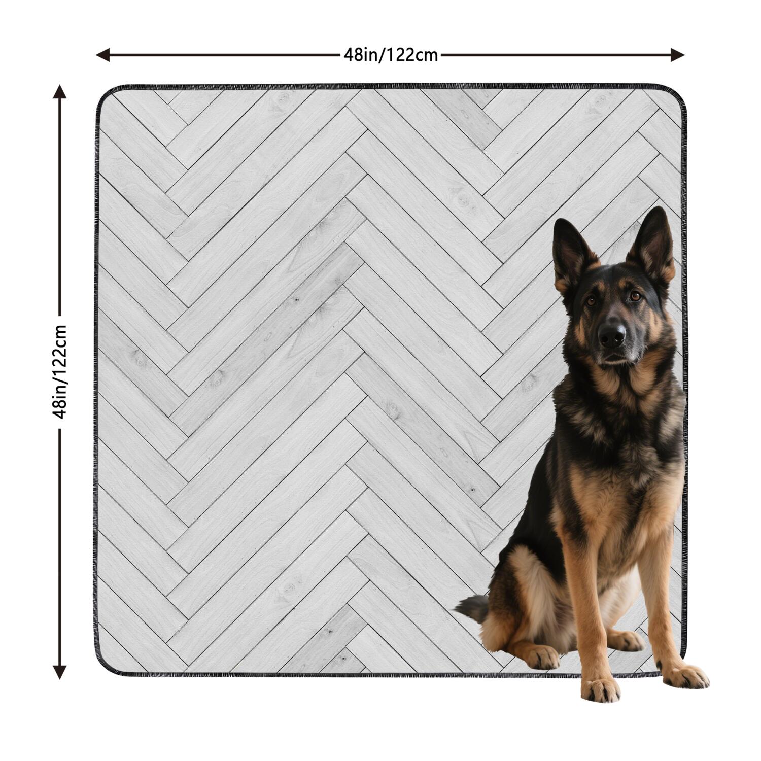 Textured Design Washable Pee Pads for Dogs, 48"x48" Stylish Leopard Print Reusable Potty Pad, Non-Slip Kennel Liner for Floors.(Texture/leopard /Geometry, 24" x35" )