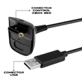 thumbnail image 5 of Batería y Cable Para Controles Xbox 360 Virtual Zone Carga Y Juega 2en1, 5 of 5