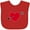 Red, variant on Inktastic Valentines Day Heart Arrow Boys or Girls Baby Bib