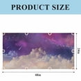 thumbnail image 3 of Night Sky Stars Fluorescent Light Covers, Shooting Star Cloud Galaxy Magnetic Light Covers for Ceiling Lights, Fluorescent Ceiling Shade Filters for Classroom Bedroom Office 4x2Ft x 2PCS, 3 of 8