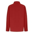 thumbnail image 7 of Womens Corduroy Shirts Long Sleeve Collared Button Down Blouse Oversized Boyfriend Tops Jackets Shackets with Pocket,Fall Shirt Collar Plus Size Shacket Retro Tunic Dressy Casual Work Jackets S, 7 of 7