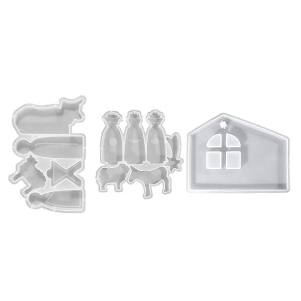 Pegamento Para Gotas Diy Tres Velas De Yeso Para La Pascua Decoración De Silicona