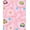Pink, Pattern 2, variant on ODIKA 8'x10' Machine Washable Non-Slip Area Rug, Educational ABC Street Map Playmat featuring Cartoon Animal Characters High Traffic Rug, Purple, 695235