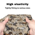 thumbnail image 7 of HELLHERO Horses Herd Seat Back Cover Non-Slip Cover Walker Seat Cushion Cover & Moisture Wicking for Elder Street Scenes for Unisex, 7 of 7