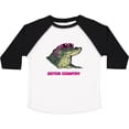thumbnail image 3 of Inktastic Gator Country Sunny Gator in Pink Sunglasses Boys or Girls Toddler T-Shirt, 3 of 5