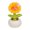 Yellow-4D-home supplies, variant on LEFTHIGH Home Yellow Resin Cactus Simulation Potted Small Fresh Home Desk Decor Car Ornament Craft Gift 6.2x3.6cm Valentine Gifts