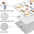 thumbnail image 5 of Dachshund Sport Bathroom Rugs Sets 3 Piece,Toilet Cover Set,Absorbent Non Slip Bathroom Mats Sets with U-Shaped Contour Rug Toilet Rug Set, 5 of 5