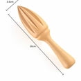 thumbnail image 3 of ZZkhGo Solid Beech Wood Citrus Reamer Manual Lemon Juicer Handheld Kitchen Tool 16 x 3.5 cm Natural Wood Lemon Squeezer, 3 of 7