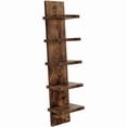 thumbnail image 4 of Estantería de Pared de Madera de 5 Niveles para Almacenamiento de Pequeños Accesorios Multifuncionales. Instalación Rápida. Medidas: 18,3 X 14 X 78 Cm Marrón, 4 of 9